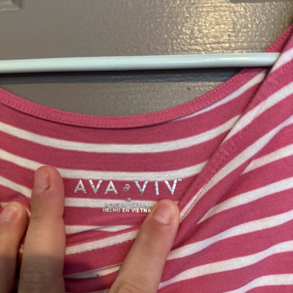 1X Ava & Viv long sleeved pink top - Picture 2 of 3